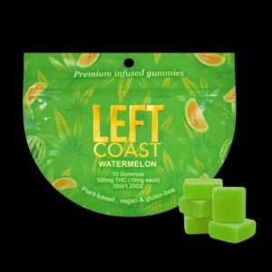 Left Coast Gummies Watermelon 100mg