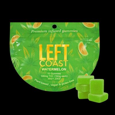 Left Coast Gummies Watermelon 100mg